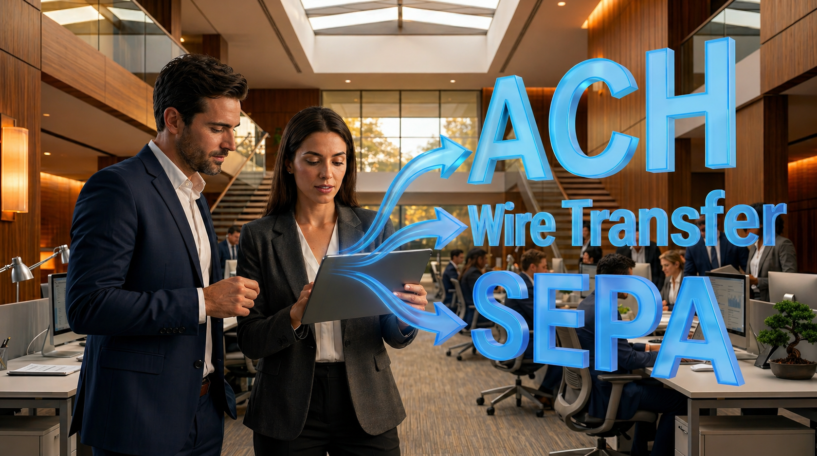 ACH, WireTransfer e SEPA